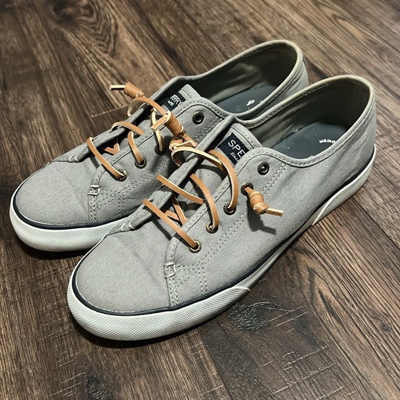 Sperry Memory Foam Gray Top Sider - Picture 3 of 9